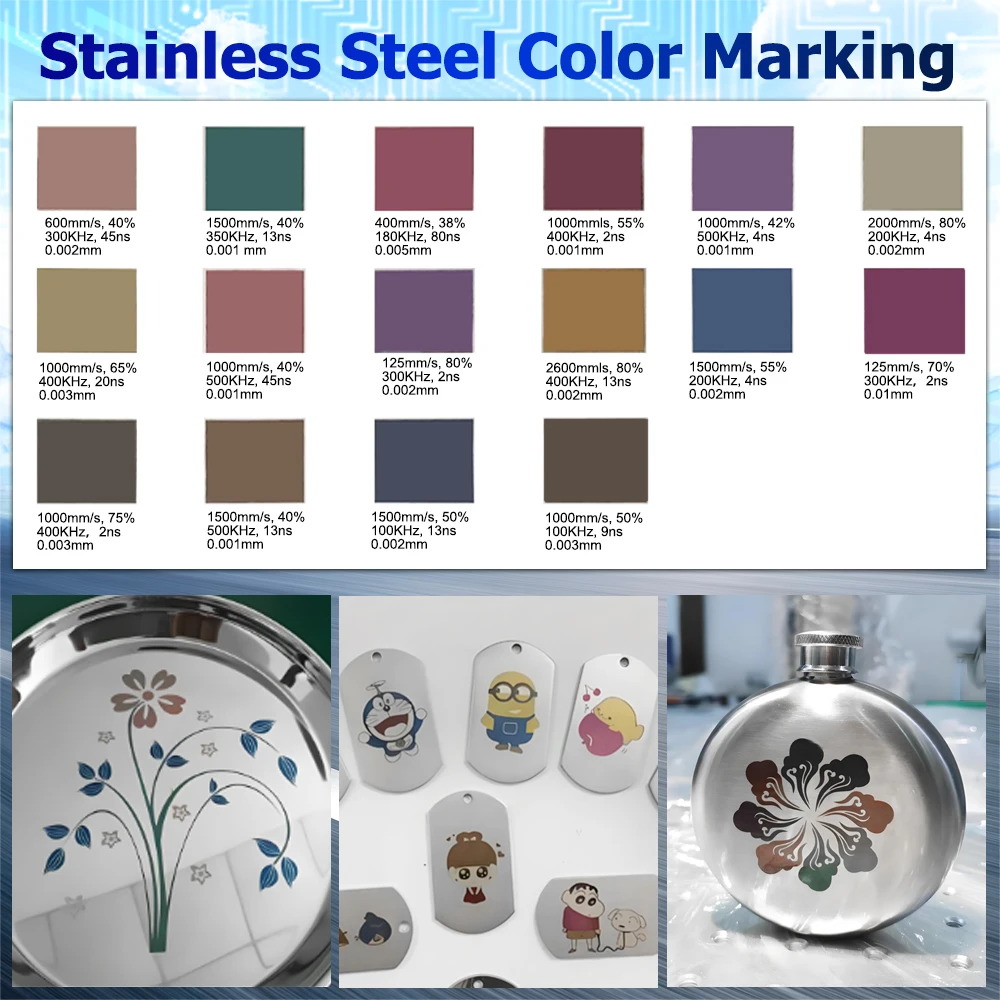

300W JPT Mopa Laser Marking Laser Cutting Deep Laser Engraving for All Metal Jewelry Laser Engraver Free Smoke Purifier