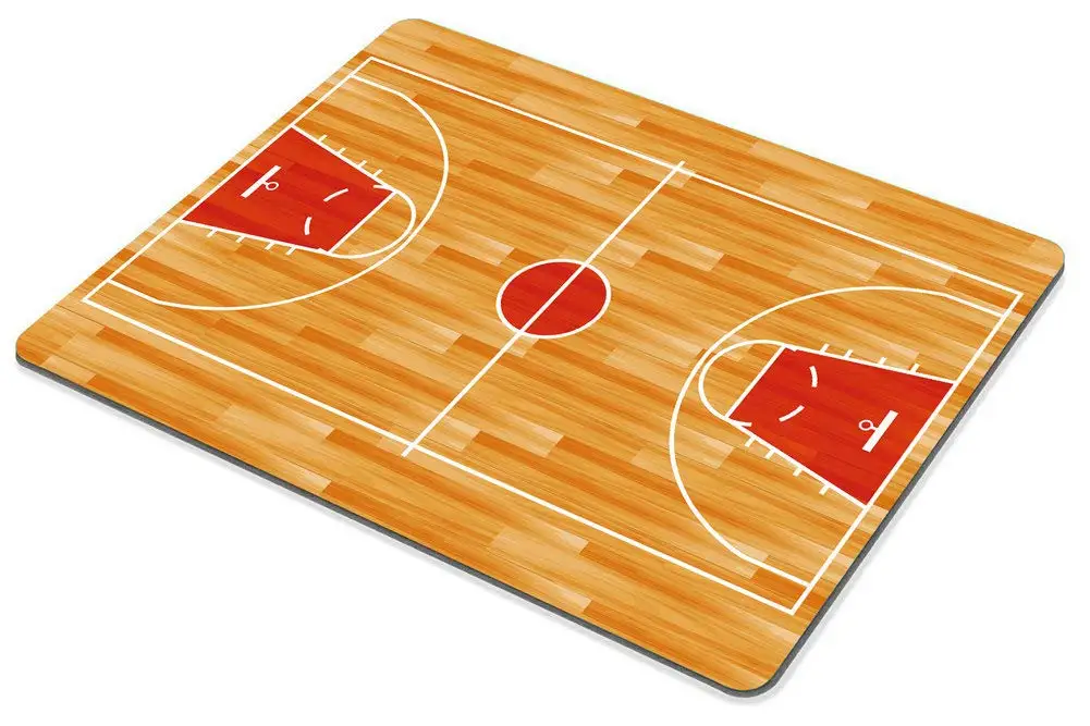 High Quality Basketball Court Pattern Gaming Mousepad Gamer Mouse Mat Keyboard Mats Desk Pad Mousepads 22x18cm For Computer