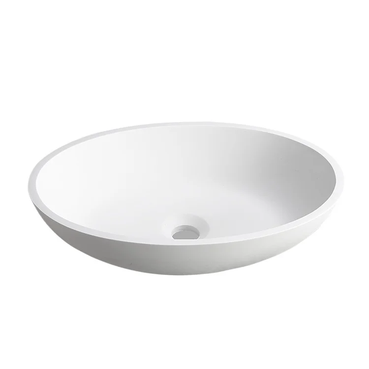 

Настольная раковина для ванной комнаты, круглая раковина из искусственного камня