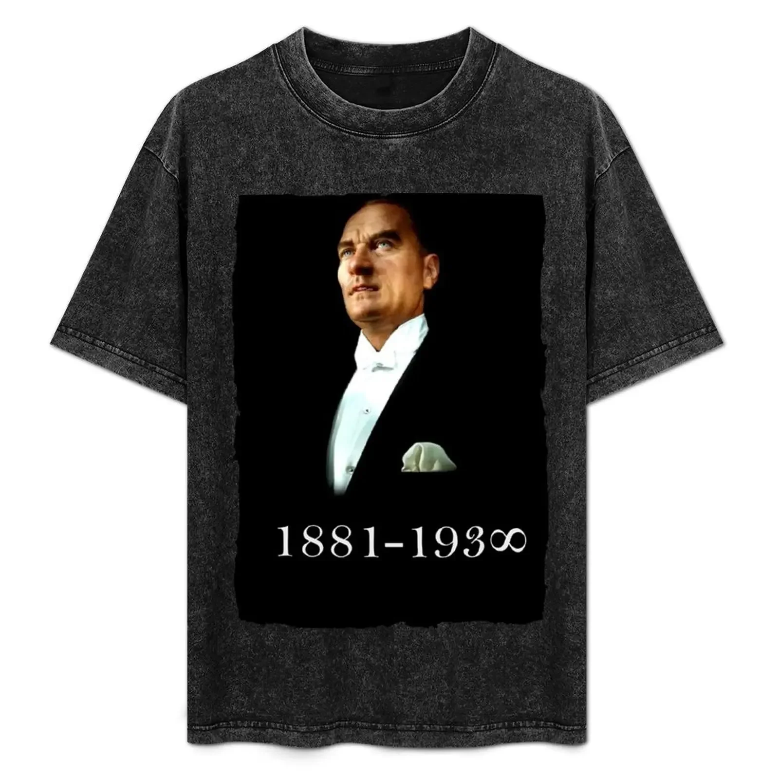 

Ataturk Forever T-Shirt Simple Casual Short Sleeve Cotton T-Shirt