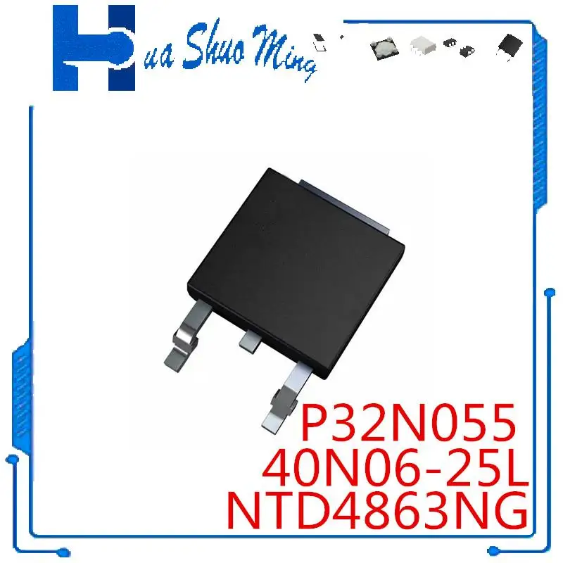 10 unids/lote 40N06-25L 40N06-25 SUD40N06-25L P32N055 32N055 NP32N055 TO-252