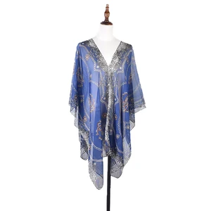 Plaj havlusu, kadınsı çiçek baskı, leopar, şal bandeau seksi, çok fonksiyonlu moda ilkbahar / yaz 8 en çok satılan, eşarp-hayvan baskısı-no. 8