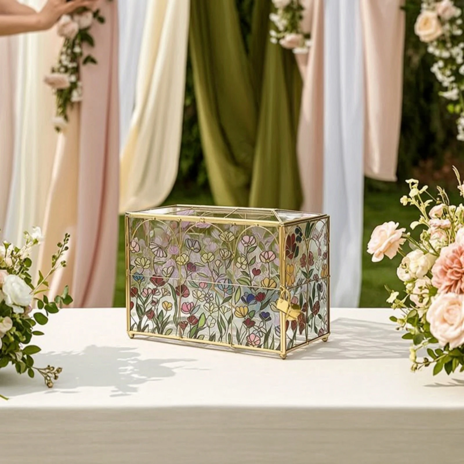 صندوق بطاقات الزفاف بتصميم زهو - مراجعة Wedding Card Box وسعره