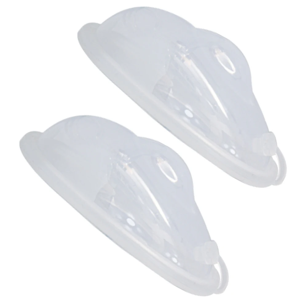 

2pcs 55ml Wearable Breast Collector Silicone Milk Pump Parts Hands Free Leak Proof Nursing Cups Breastmilk Shells Saver Reusable