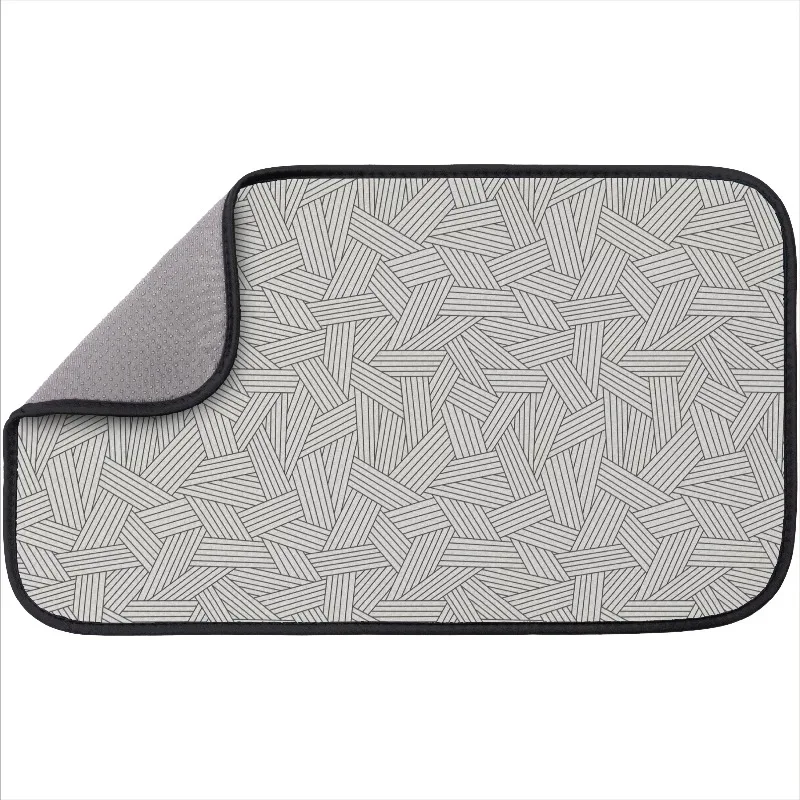 Cute Pet Bowl Mat with Anti Skid Backing