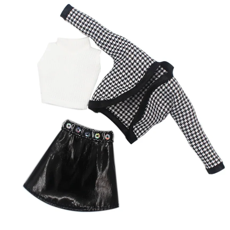 Conjunto de roupas para boneca barbie, vestido casual, saia de festa, acessórios de brinquedo, moda, para 30cm, 1 conjunto