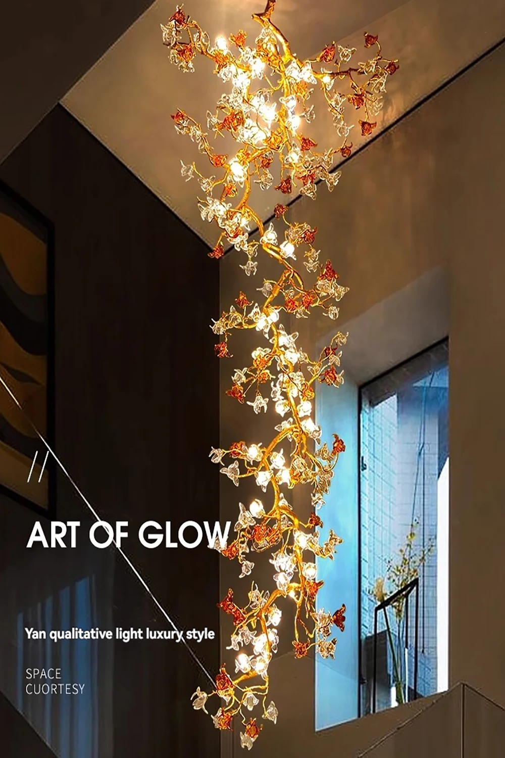 

Ceilings Branch Crystal Chandelier Villa Lighting Crystal Brass Luxury Pendant Lamp Victorian Palm Bronze Chandelier For Wedding