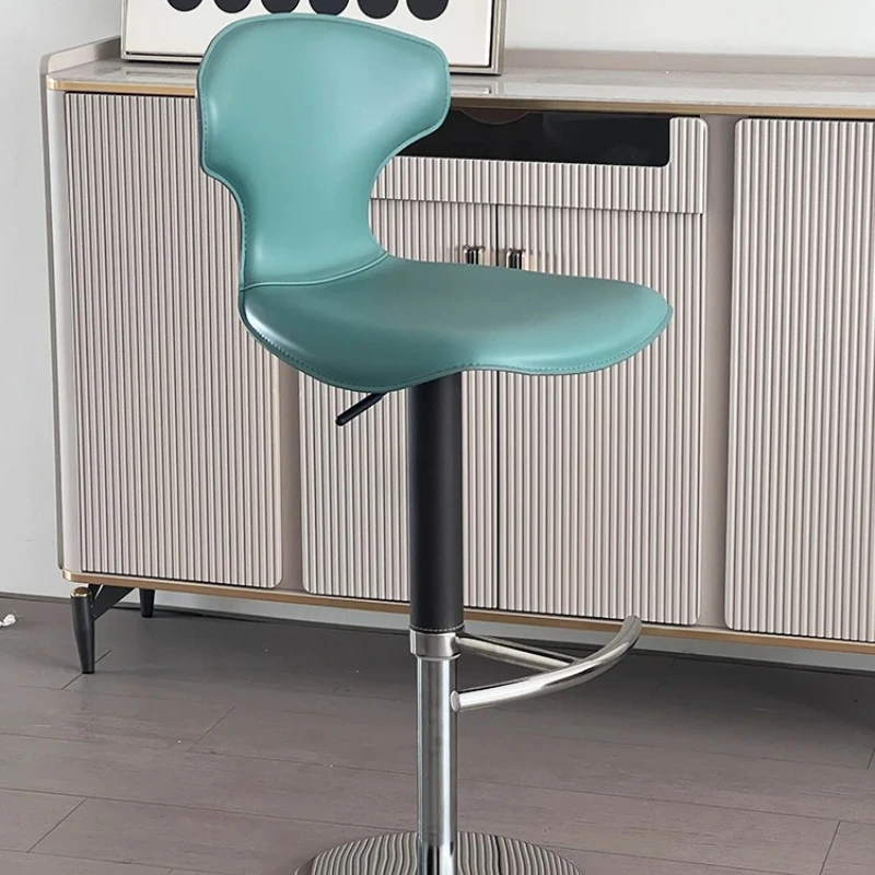 Relaxing Unique High Counter High-quality Modern Reception Bar Chairs Designer Make Backrest Height Single Bar Furniture