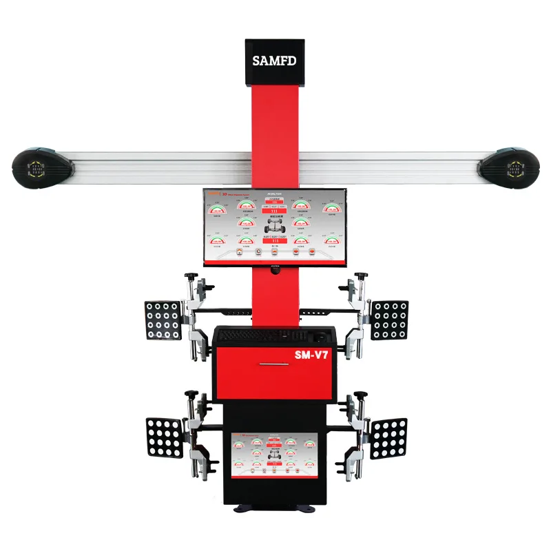 

3D four-wheel aligner equipment, a full set of four-wheel aligners, Kizo large shear four-column lift