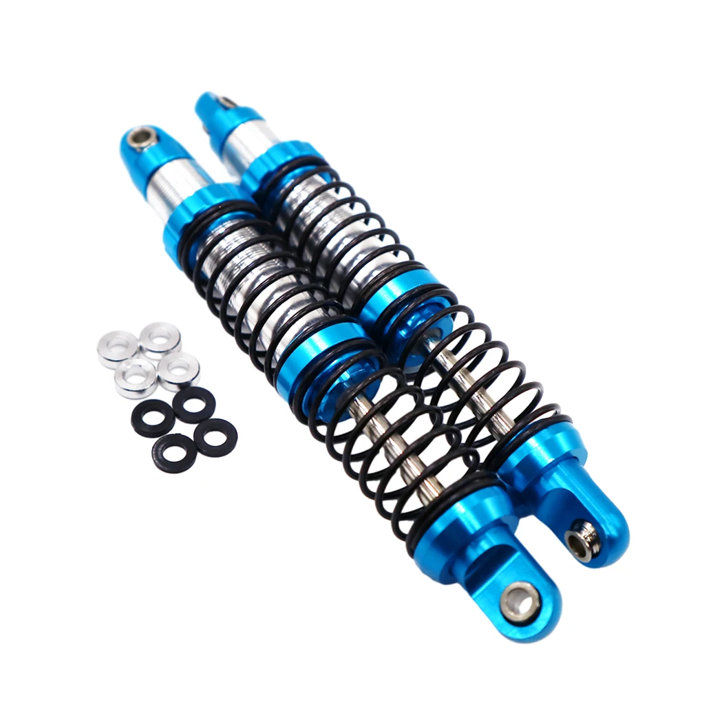 RCGOFOLLOW Aluminum Double Section Front Rear Shock Absorber For 1/10 TRAX-4 Trx-6 SCX10 D90 D110 Climbing RC Upgrade Parts