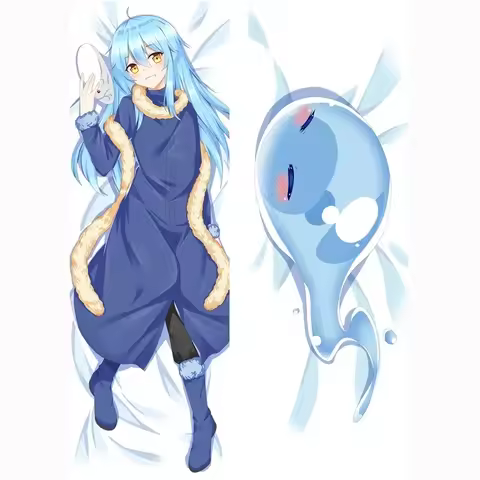 Anime Character Cosplay Regarding Reincarnated To Slime Rimuru Tempest Pillow Case Dakimakura Waifu Hugging Body Bedding Décor