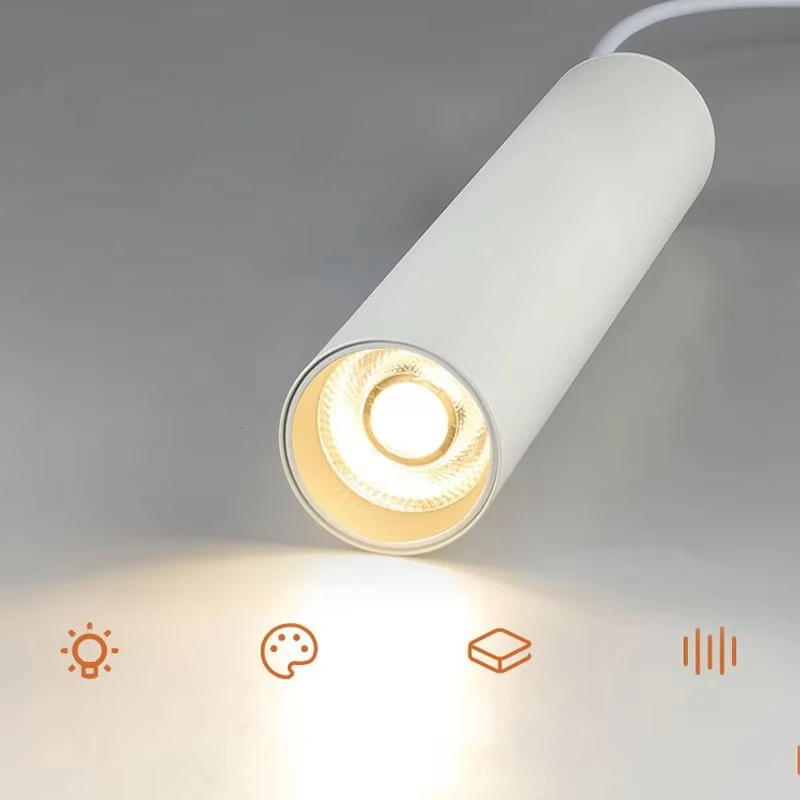 2026 Led Ceiling Chandelier Pendant Light Long Tube Hanging Lamp Home Decor Interior Room Kitchen Light