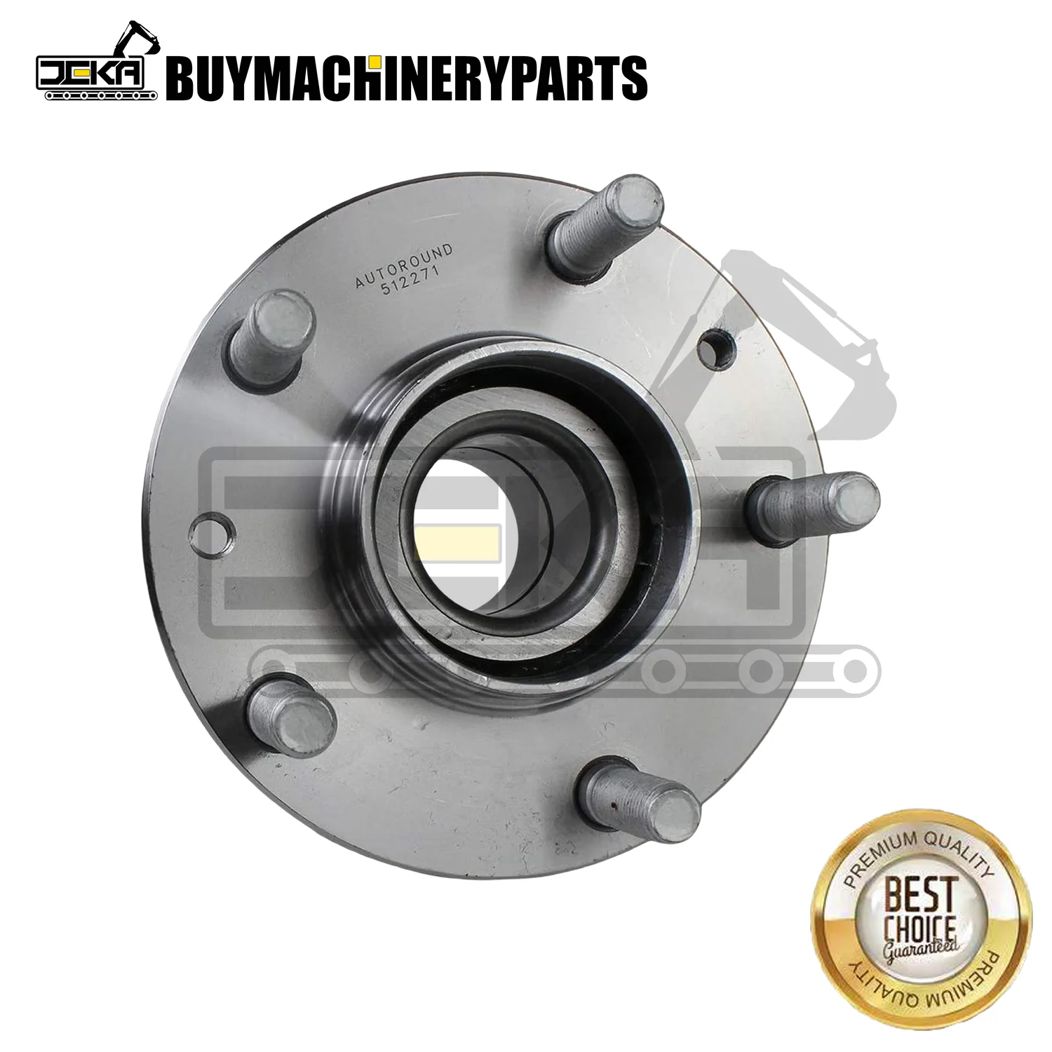 512271 Rear Wheel Bearing and Hub Assembly Compatible with Ford Fusion, Mazda 6, Lincoln MKZ, Zephyr, Mercury Milan [5 Lug FWD]