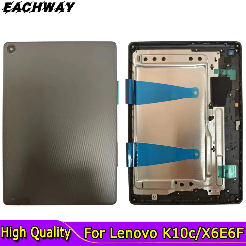 

10.1" For Lenovo Tablet K10c TB-X6E6F Battery Cover Replacement Parts For Lenovo K10c 10.1 Housing Door Rear Case With side keys