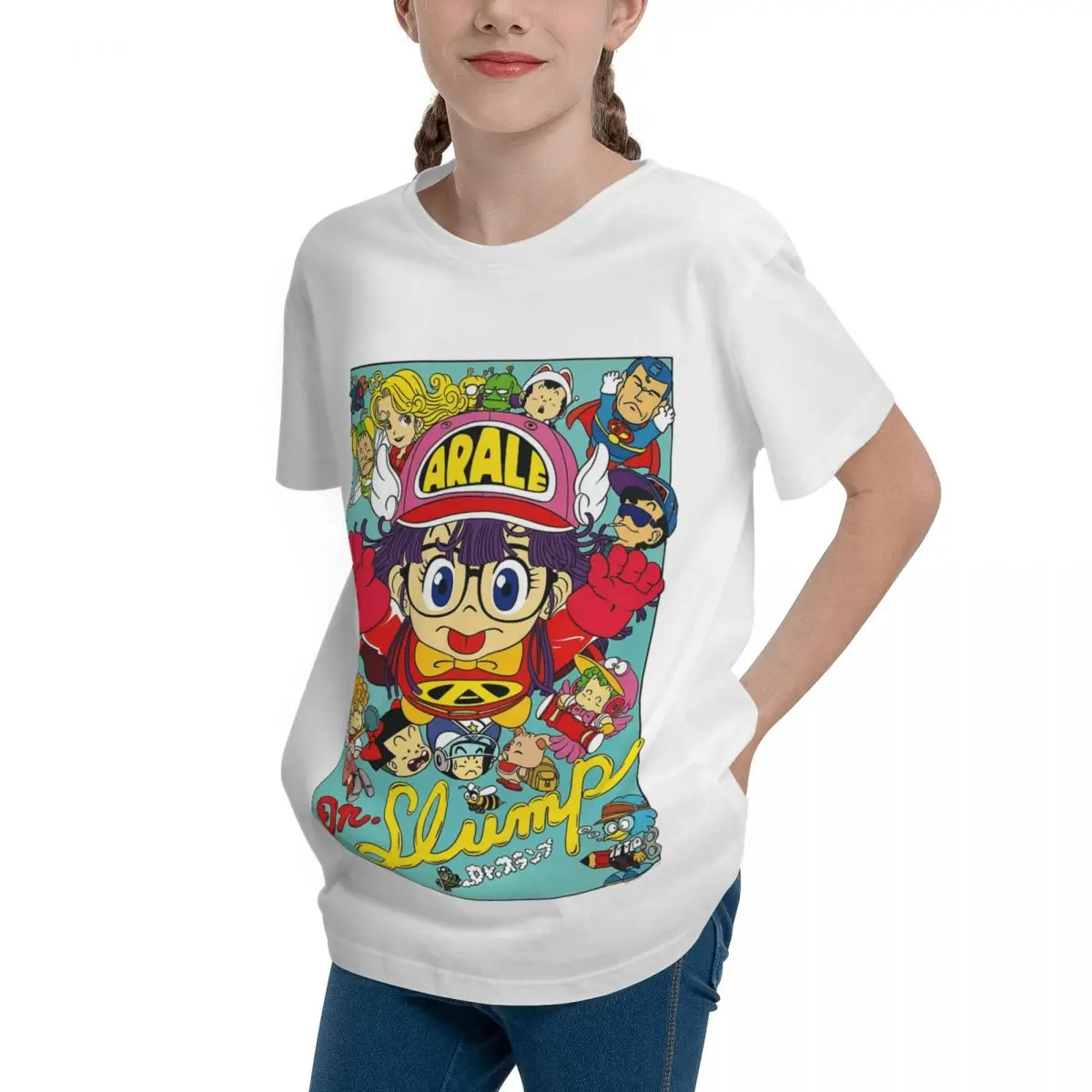 Crewneck ARALE Dr Slump For Sale Teeanger Basic Short Sleeve T-Shirt Tees Creative High quality Leisure Humor Graphic