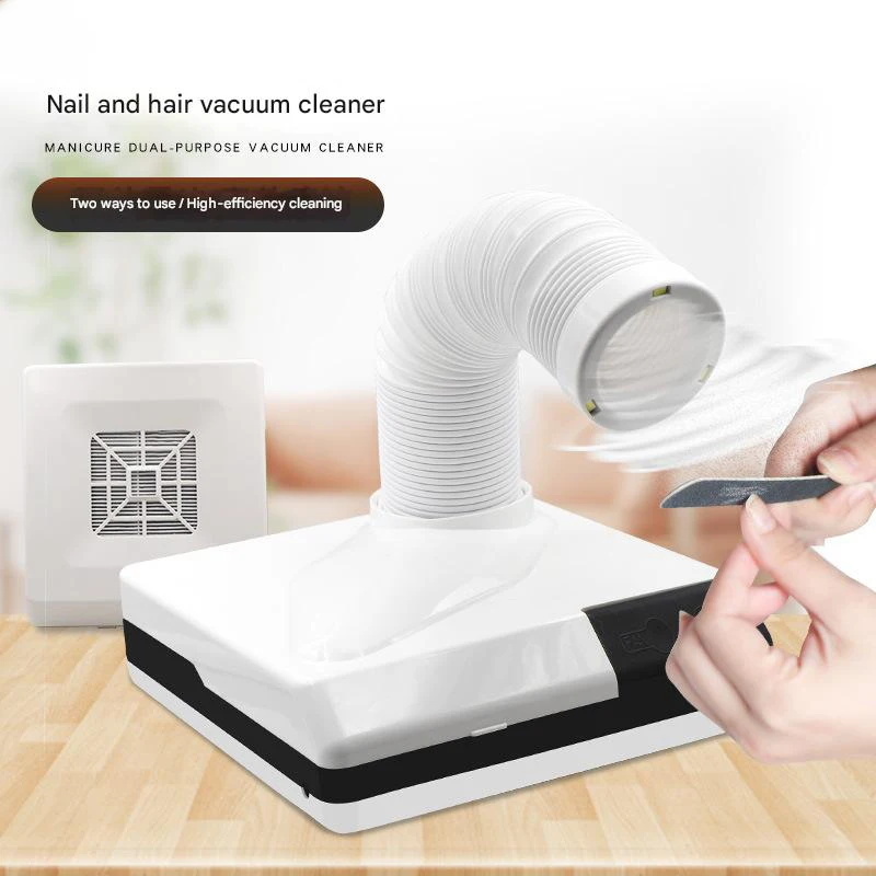 

2025 Premium 60W Nail Vacuum Extractor 360 Flexible Rotation Square Tray Catheter Dust Removal for Beauty Salon Home