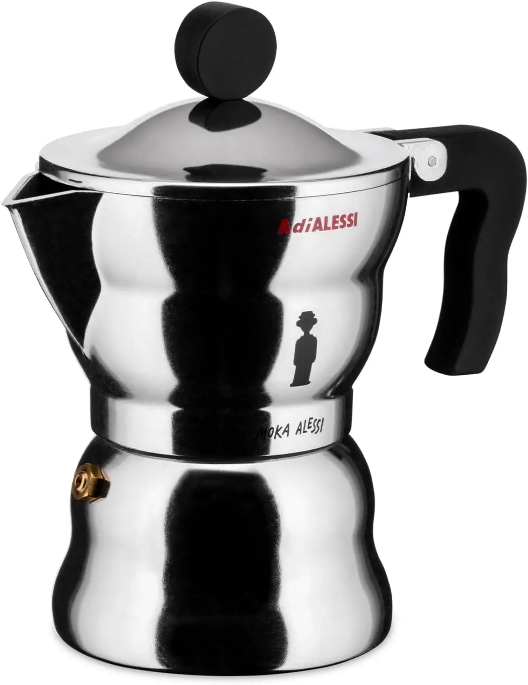 AA333 - Dign pr Coffee aker، Aluinu and roplasic Rin، 3 Cs، مقبض Bla