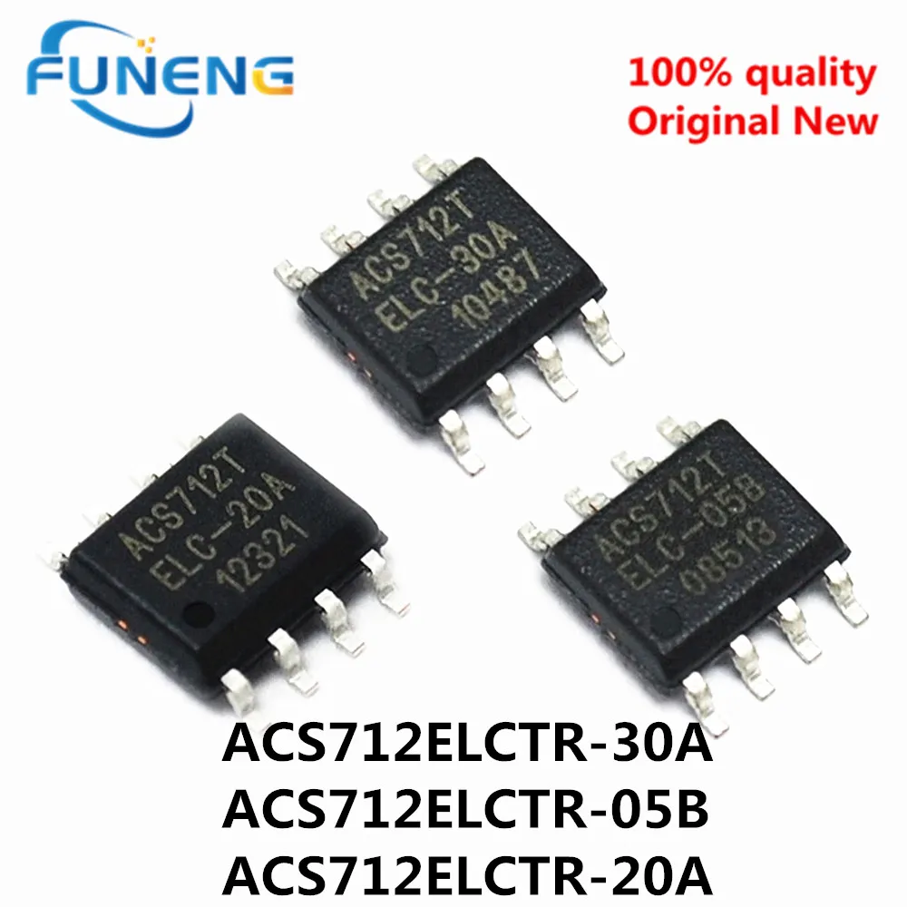 1pcs ACS712TELC-05B ACS712ELCTR-05B-T ACS712TELC-20A ACS712TELC ACS712 ACS712TELC-30A 5A 20A 30A sop8 in stock