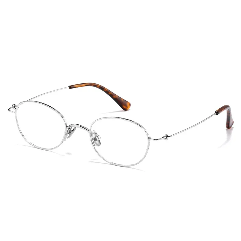 OLLYMURS البيضاوي سبائك التيتانيوم مخصص النظارات البصرية الرجال قصر النظر 1.74 درجة نظارات الرجعية متعددة البؤر النظارات التقدمية 309