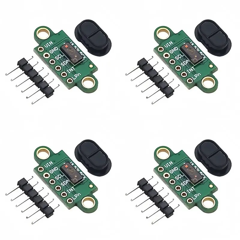3CGRO-4X VL53L5X V2 TOF Wide-Field Time Of Flight Multi-Region Laser Ranging Sensor Module VL53L5CX With Cover