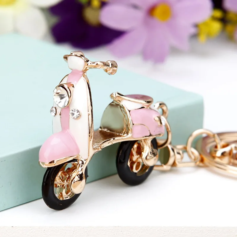 Latest Keychain Car Keychain Ms. Bags Bags Pendants Ms. Gift Cute Electric Bike Pendants