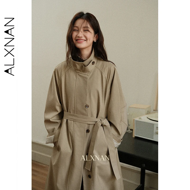 Рисунок 4 - ALXNAN винтажный длинный плащ женский