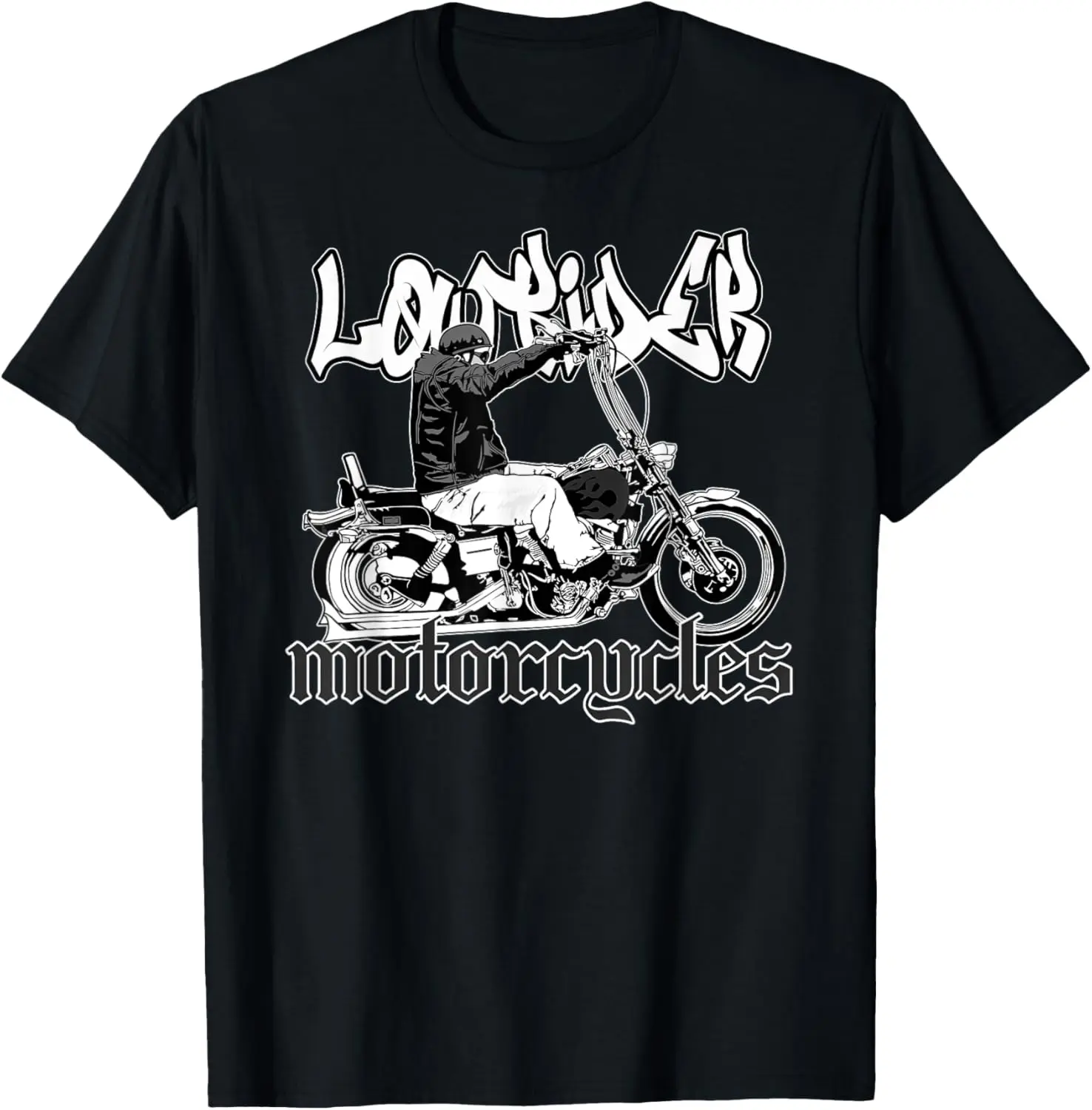 

The latest t-shirt - Mens Chicano Biker. Latino Cholo Motorcycles, Vicla Lowrider T-Shirt