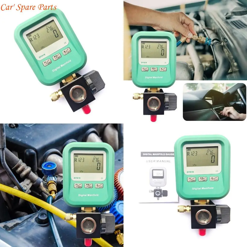 

Y4UA High Precise Manifold Gauge Air Conditioning Monitoring Tool for Automotive Home Air Conditioning Refrigeration Charging