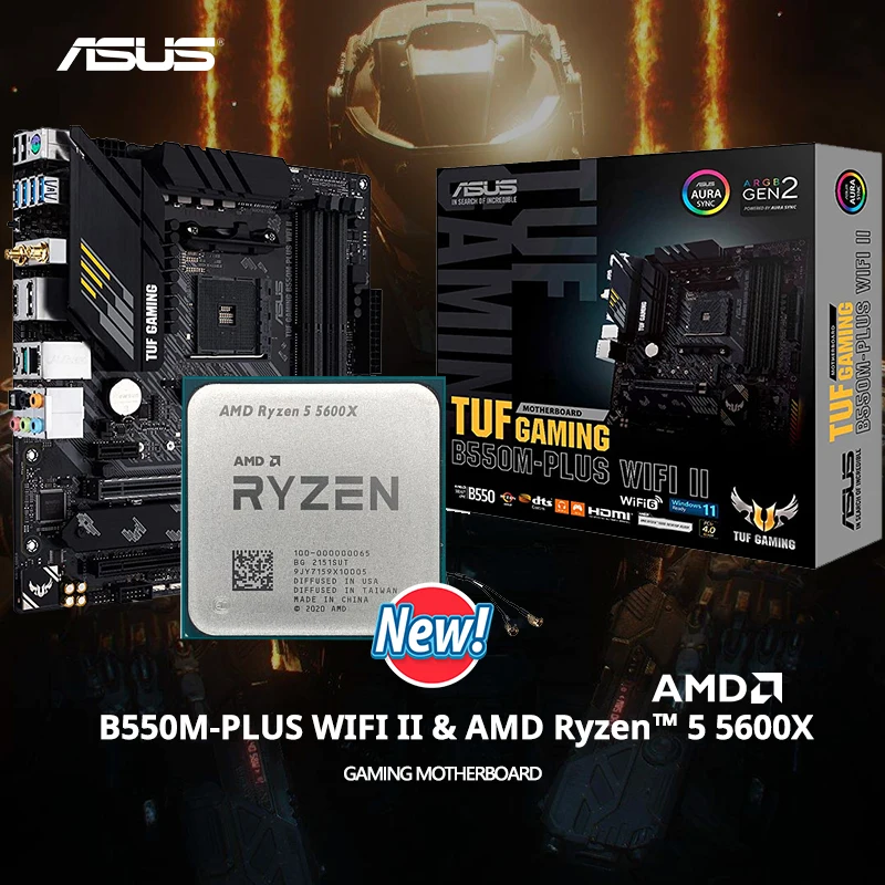 ASUS マザーボード + Ryzen 5 5600X + ssd 32gb ASUS マザーボード + Ryzen 5 5600X + ssd 32gb
