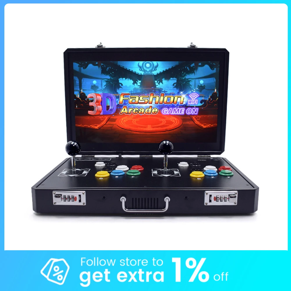 24 inch 31.5 inch Game Machine Portable Folding Double Rocker Dual System Home Arcade Integrated Machine Pandora Moonlight Box