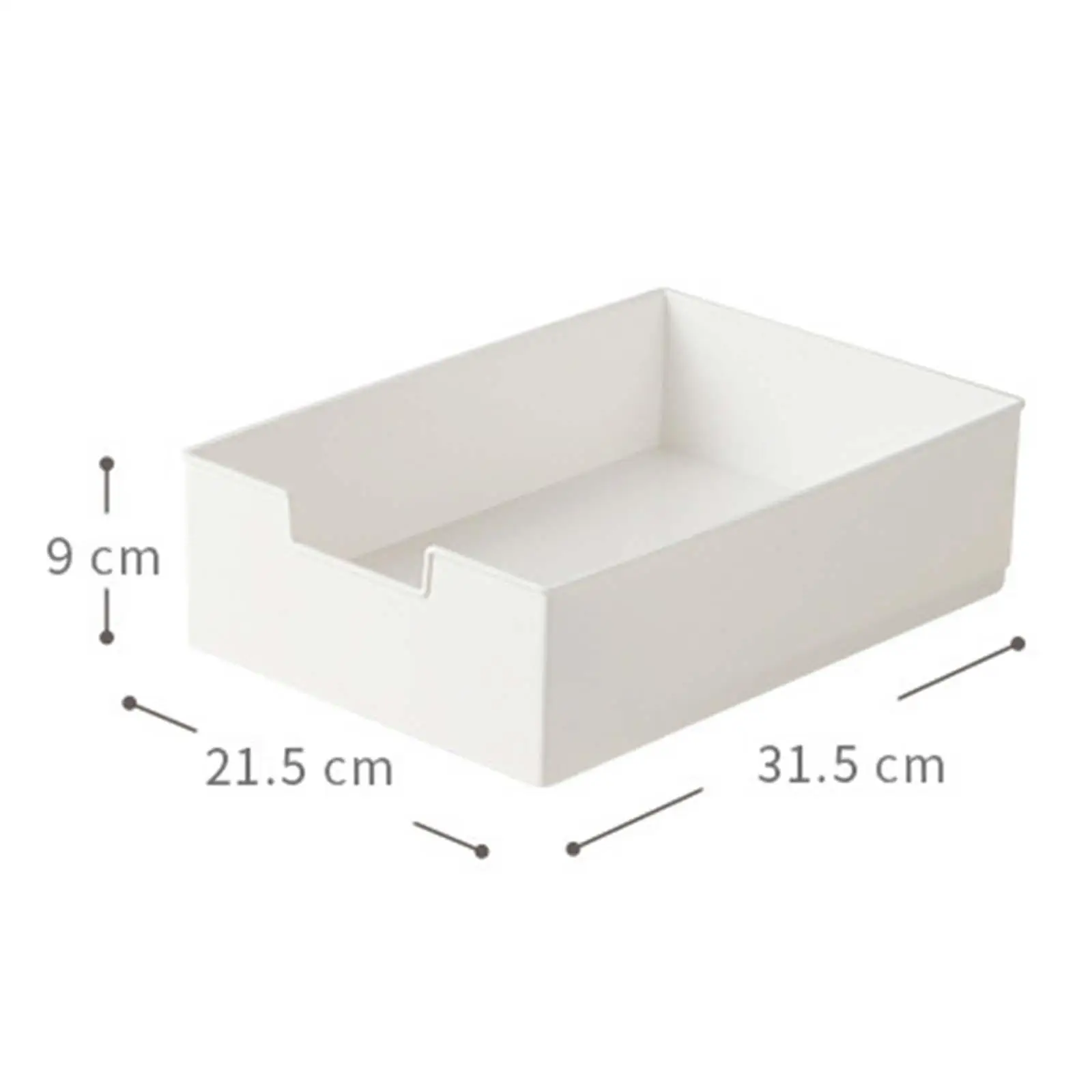 Multifunctional Slide Out Drawer Organizer Cabinet Stackable Plastic Storage Bins for Kitchen Living Room Office