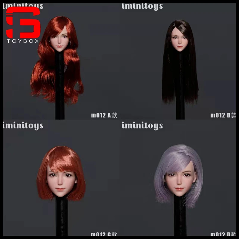 

Iminitoys M012 1/6 Anime Girl Head Sculpt Carving Model Fit 12'' TBL Pale Action Figure Body Dolls In Stock