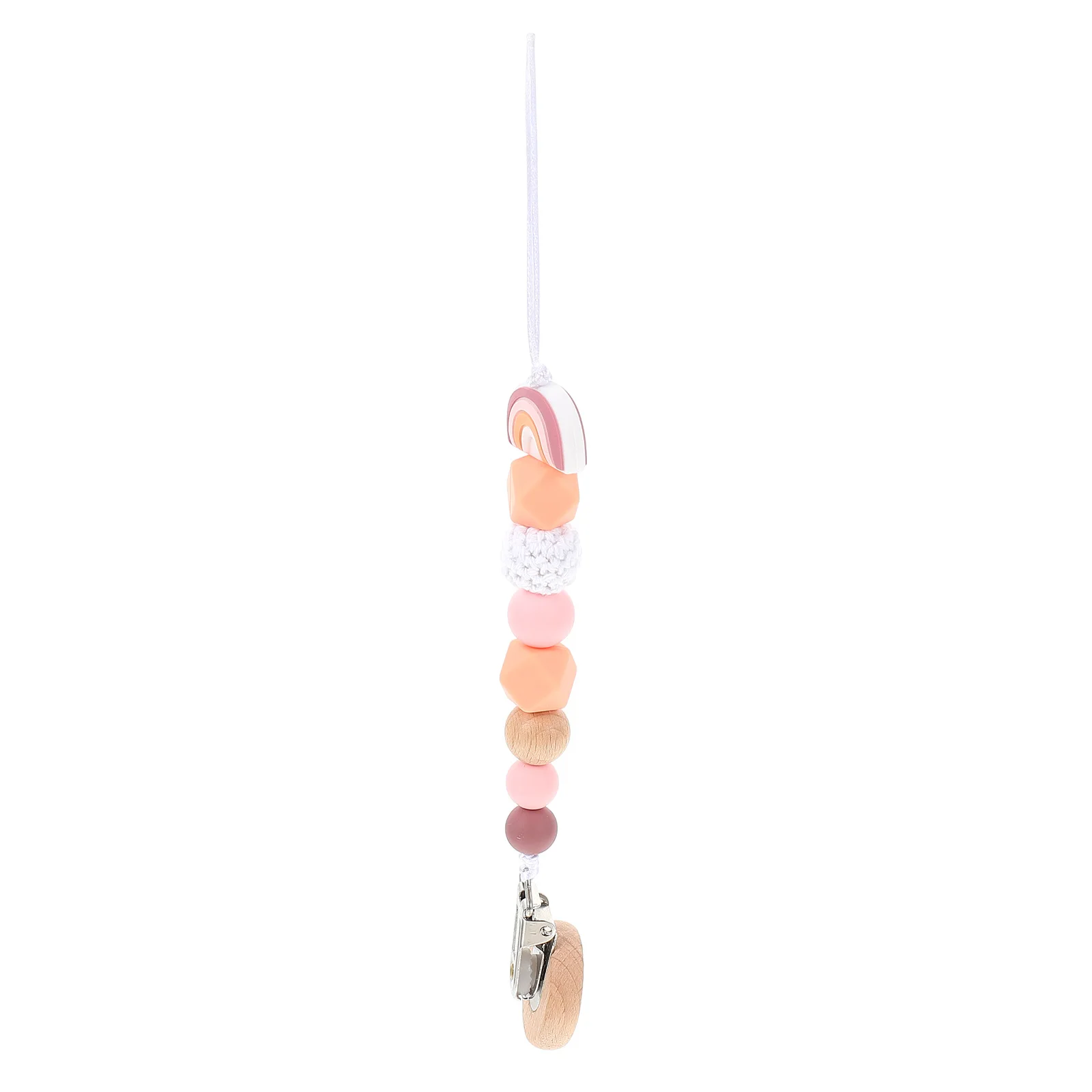 

1pc Pacifier Chain Silicone Teether Holder Anti-lost Clip Newborn Molar Tool Baby Pacifier Accessories Design