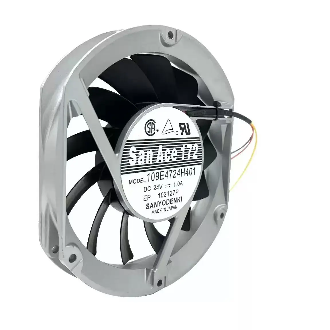 For SANYO San Ace 172 109E4724H401 DC 24V 1A 17225 172x150x25mm 3-Pin Dual Ball Bearing Metal Welder Server Inverter Cooler Fans