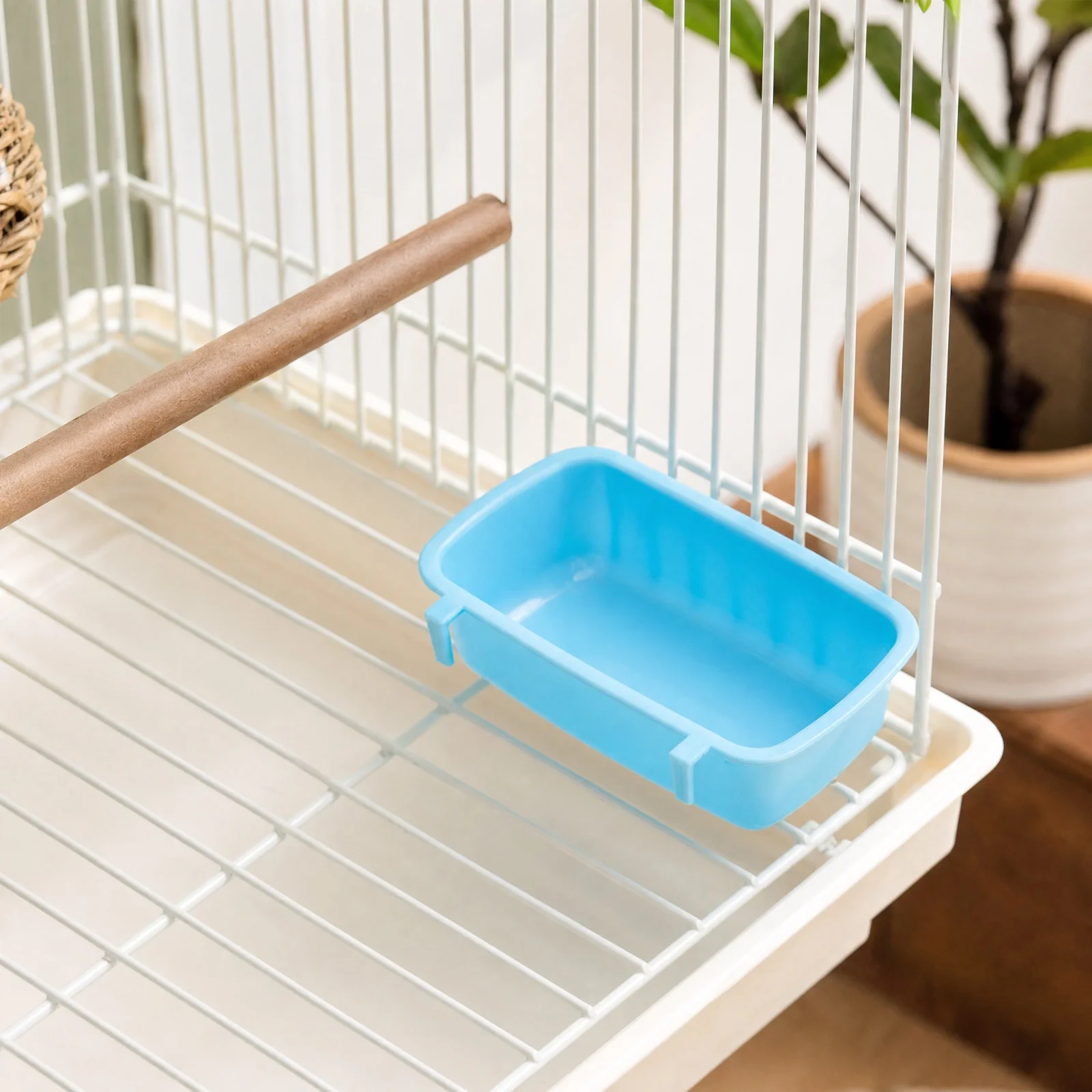 Removable Hamster Bowl Plastic Hanging Pet Cage Bowl Food Water Feeder Cup for Small Animals for Cat Puppy Guinea view 5
