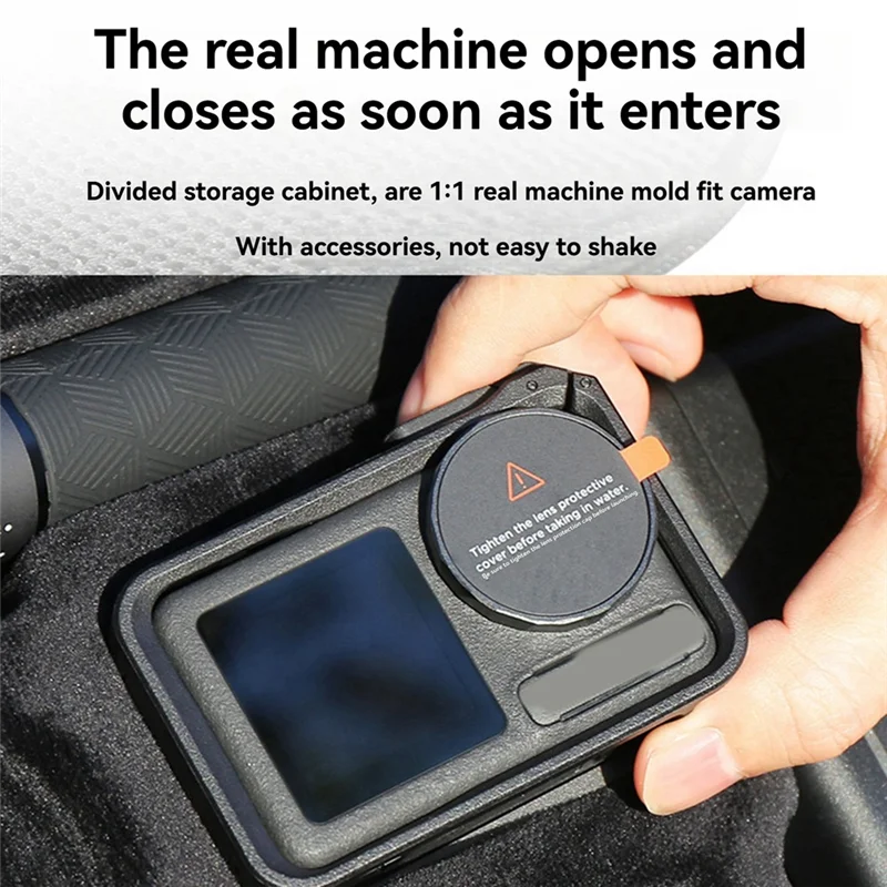 ABZW Storage Bag For DJI Action3/ 4/5Pro Portable Travel Handbag Sports Camera Multifunctional Accessory Bag