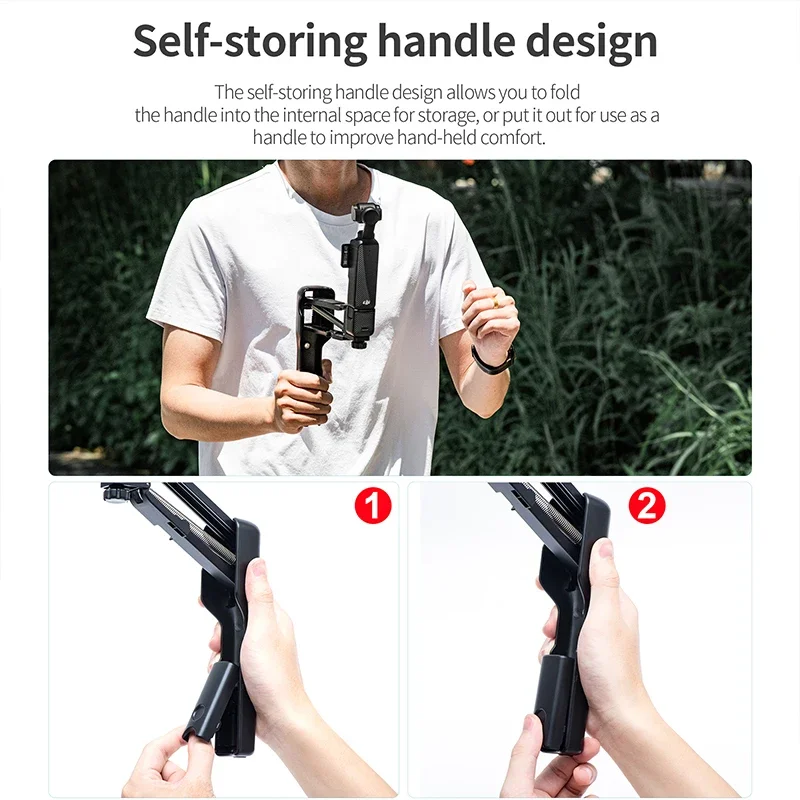 Per DJI Osmo Pocket 3 Accessori per fotocamera Stabilizzatore portatile Braccio ammortizzatore Staffa di smorzamento asse Z regolabile