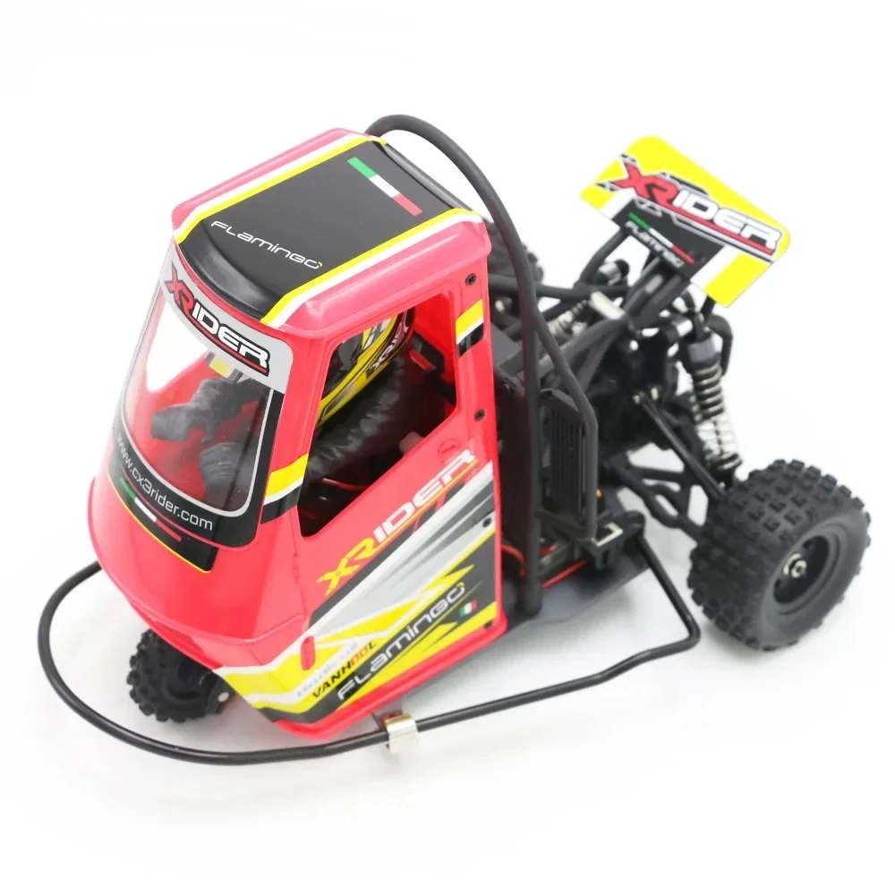 Remote Control Car Electric Motor Tricycle 2.4G X-Rider 1/8 Piaggio Ape 1:8 2WD Drift Cars RTR Racing Model Off-road for Kids