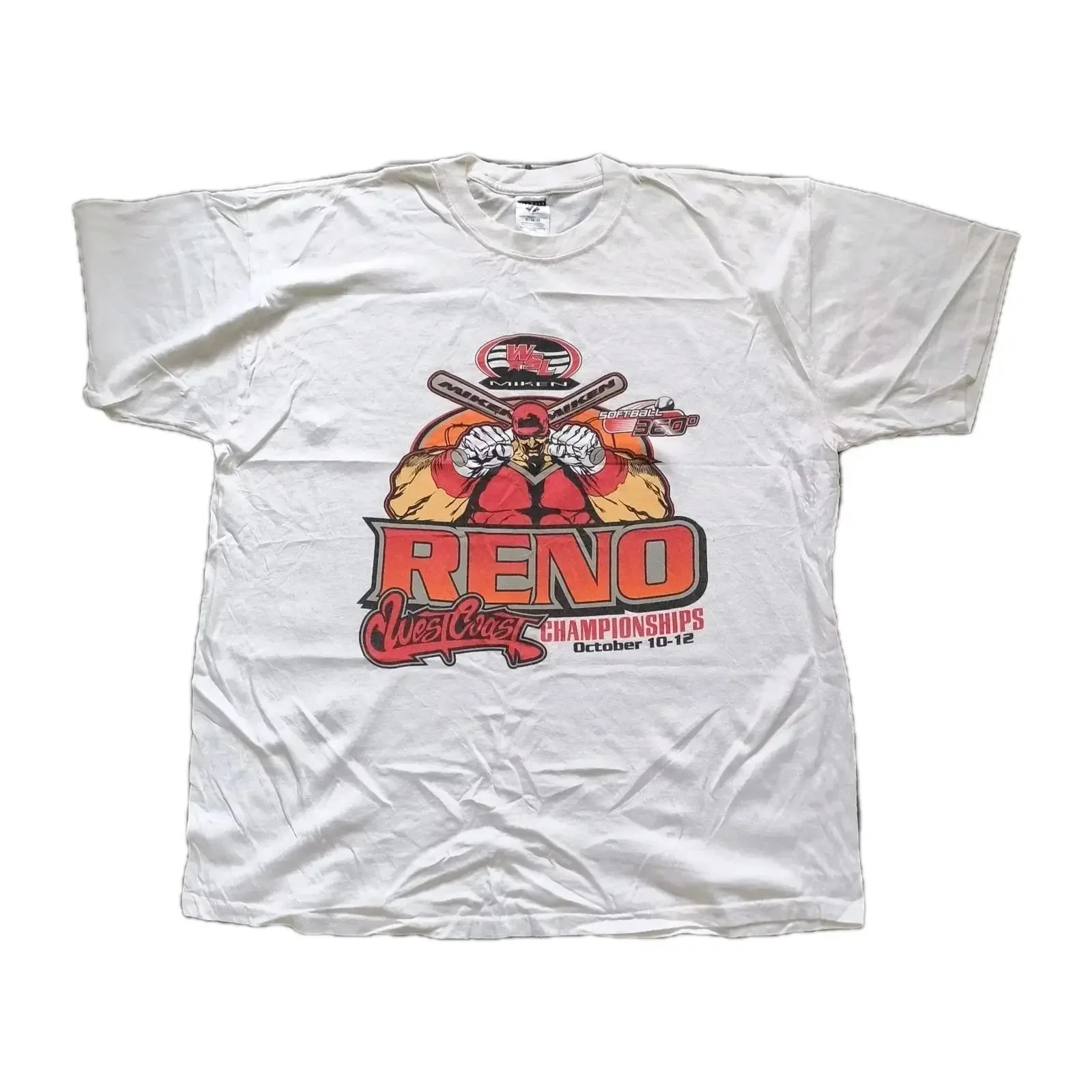Camiseta Jerzees Equipo Nacional de Softbol Estados Unidos Talla XL EE UU Gráfica Colección vintage Washed streetwear graphic