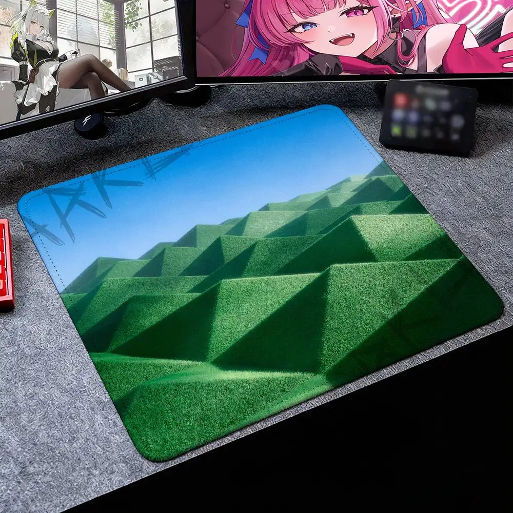 Surreal Dream Space Backroom Style Pad Small Rubber Mousepad For PC Gamer Desktop Decoration Office Desk mat Rug Stitched Edge