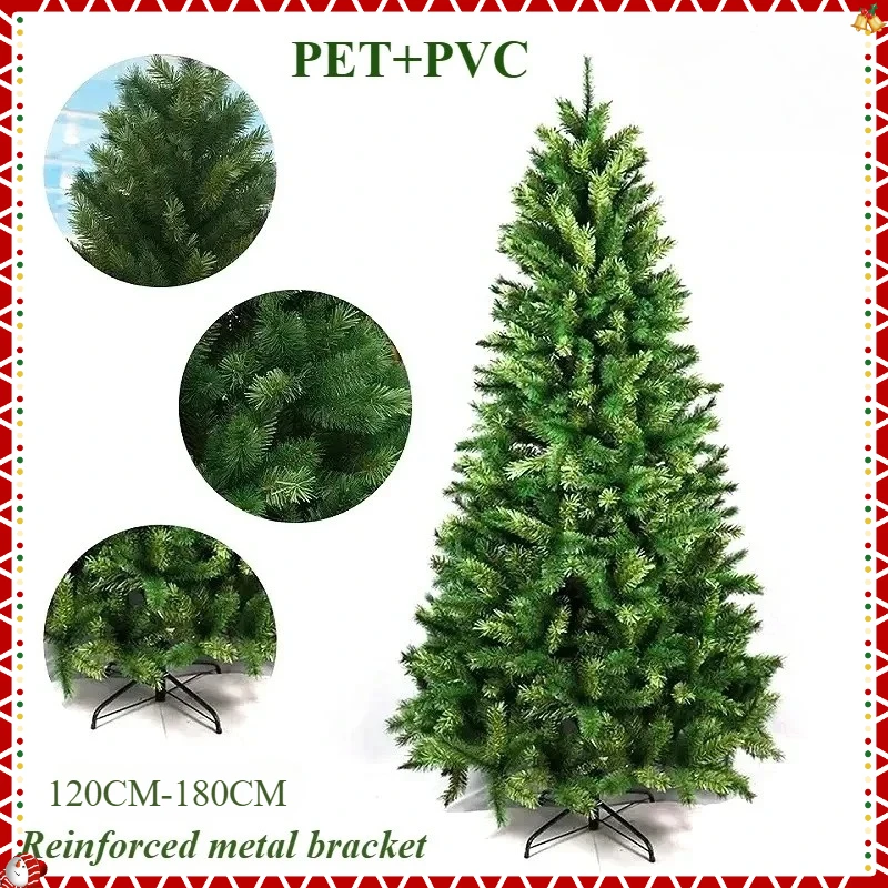 

Artificial Christmas Tree PVC Pine Needles Encrypted Large Christmas Tree 120cm To 180cm Family Christmas Atmosphere Decoration