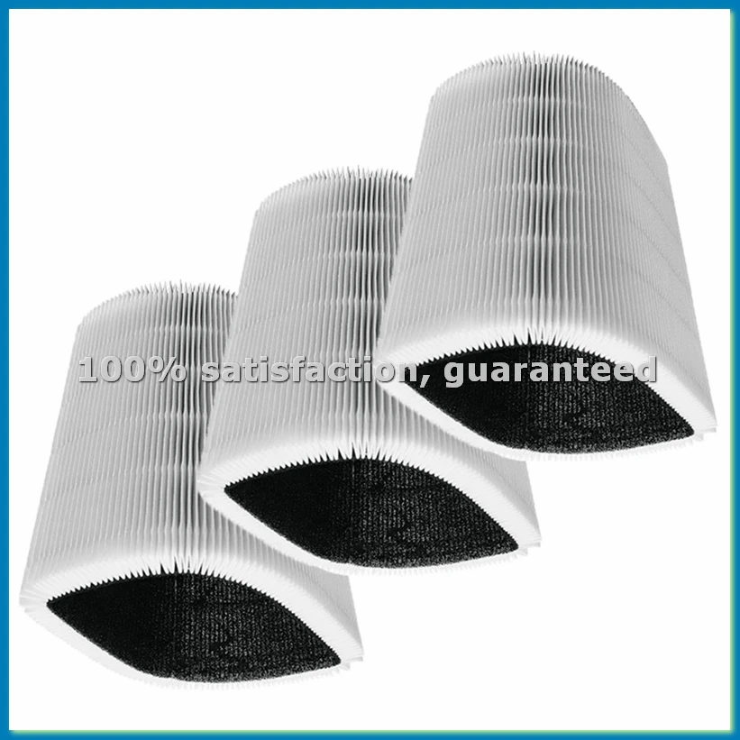 

3 шт. HEPA-фильтры для очистителей воздуха Blue Pure 411, 411+ и MINI, композитные детали с активированным углем - ABRM