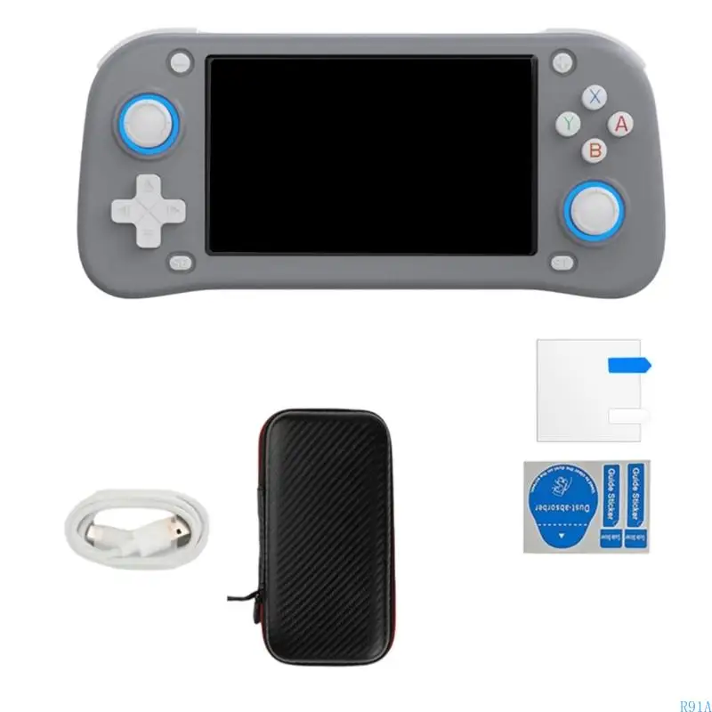 

R91A Retro Handheld Video Game Player 4.3inch Display 64G/128G Memory Option Lightweight Console with Long Playtimes