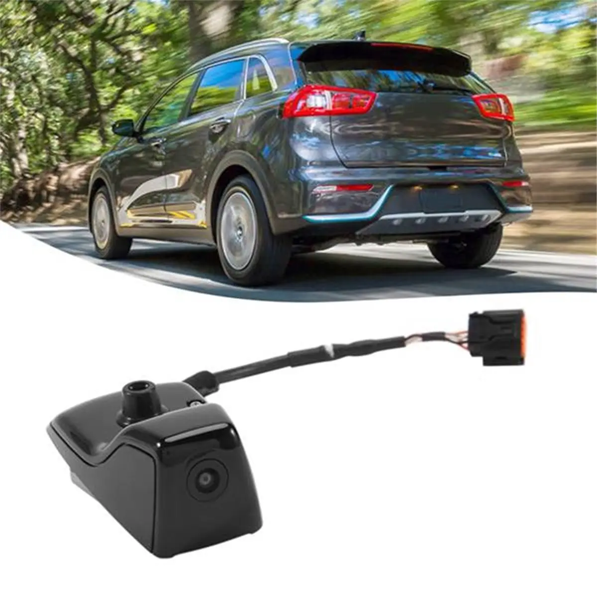 #26X (Black)Car Rearview Camera Rear Reverse Camera for KIA Niro 2018 95760G5000,Automotive Parts & Accessories