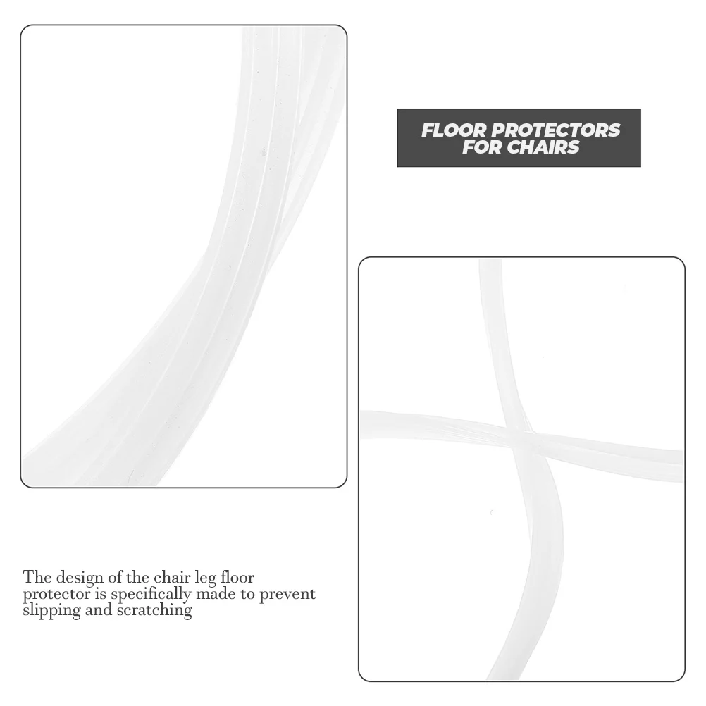

Slip Resistant Chair Leg Floor Protectors Plastic Bar Stool Base Protector Ring For Hardwood Floor Home Bar Restaurant Use