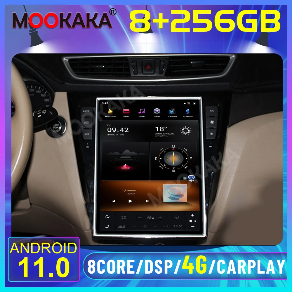 

12.1" Stereo Android 11 For Nissan Sylphy Sentra 2012-Tesla Stcree Car GPS Navigation Multimedia Player Radio Tape HeadUnit