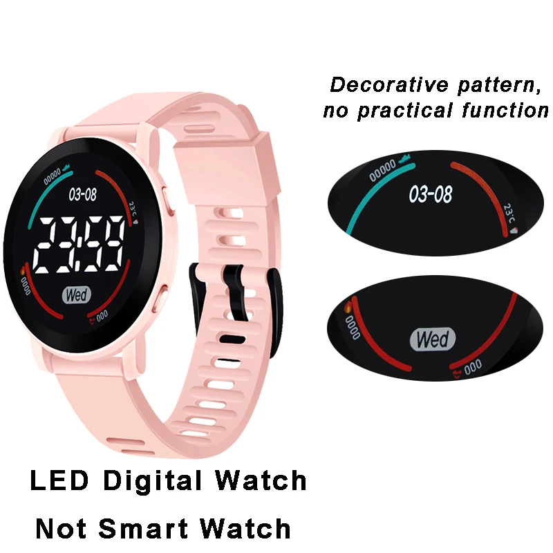 Reloj deportivo Digital LED para niños, pulsera electrónica resistente al agua, Spaceman, correa de silicona, relojes deportivos digitales