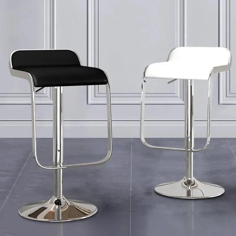 

Designer Metal Bar Chairs Adjustable Dinning Tall Restaurant Bar Chairs Banquet Bistro White Taburete Cocina Home Furniture