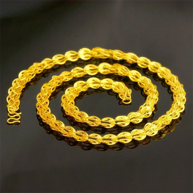 

Women's 24K Gold AU999 Sweater Chain Phoenix Tail Necklace - Exquisite phoenix, heavy texture, value-preserving, for knitwear