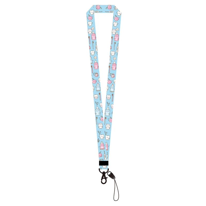 Doctor Nurse Styles Lanyard for Keychain Midwife Uterus Neck Strap Card ID Badge Holder Key Chain Key Holder Accessories